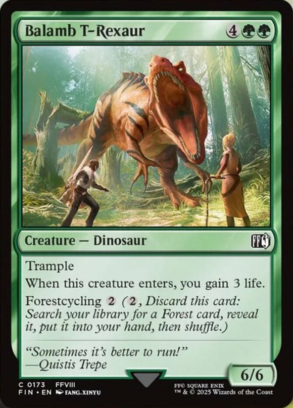 Balamb T-Rexaur - Final Fantasy - English - NM - MTG