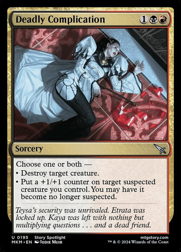 Deadly Complication - Murders at Karlov Manor - English - NM - MTG