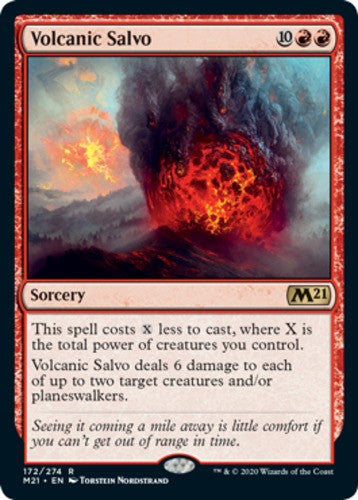 Volcanic Salvo - Core Set 2021 (M21) - English - NM - MTG