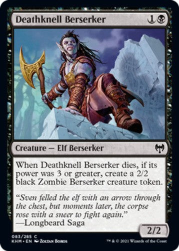 Deathknell Berserker - Kaldheim - English - NM - MTG