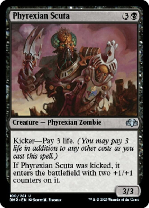 Phyrexian Scuta - Dominaria Remastered - English - NM - MTG