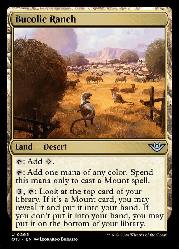 Bucolic Ranch - Outlaws of Thunder Junction - English - NM - MTG