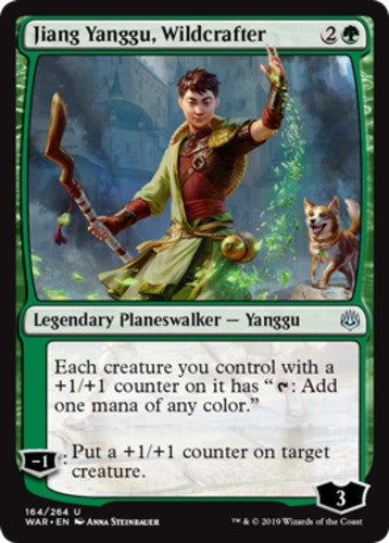 Jiang Yanggu, Wildcrafter - War Of The Spark - English - NM - MTG