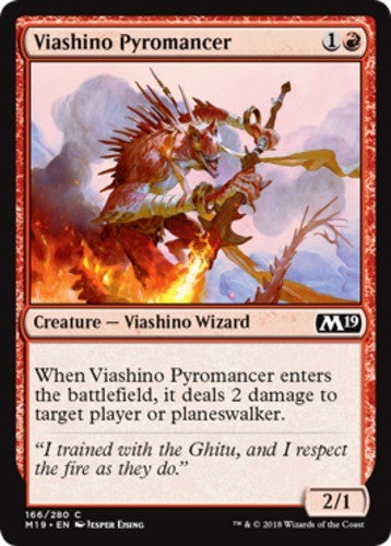 Viashino Pyromancer - Core Set 2019 (M19) - English - NM - MTG