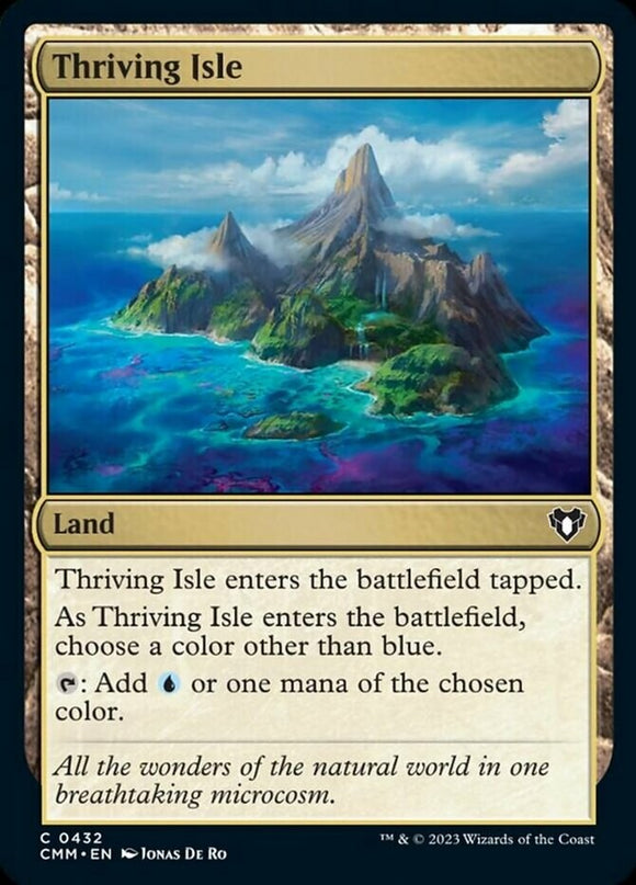Thriving Isle - Commander Masters - English - NM - MTG