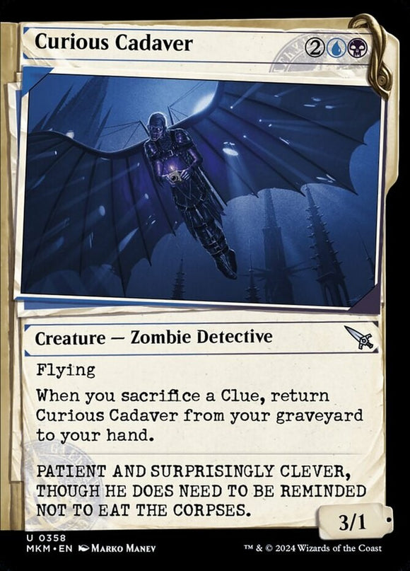 Curious Cadaver - Showcase - Murders at Karlov Manor - English - NM - MTG