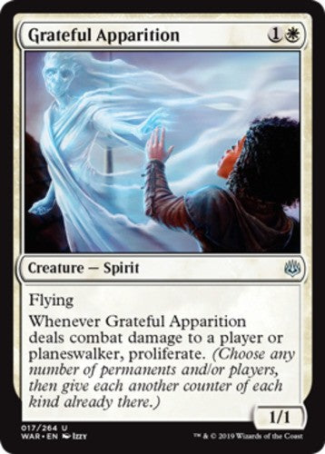 Grateful Apparition - War Of The Spark - English - NM - MTG