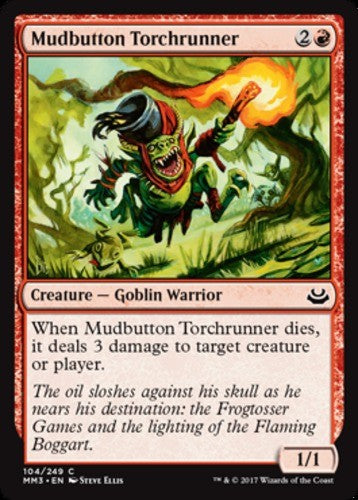 Mudbutton Torchrunner - Modern Masters 2017 - English - NM - MTG