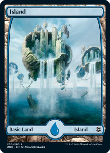 Island (270) - Zendikar Rising - English - NM - MTG
