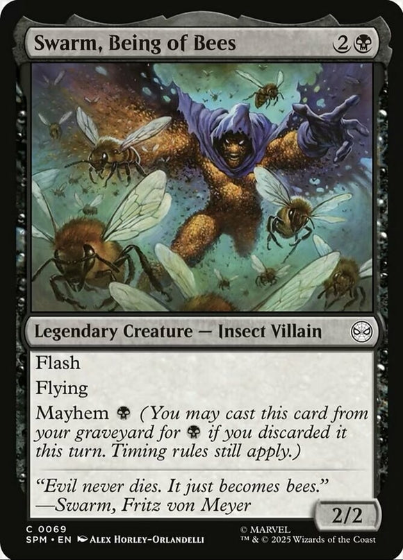 Swarm, Being of Bees - Marvel's Spider-Man - English - NM - MTG