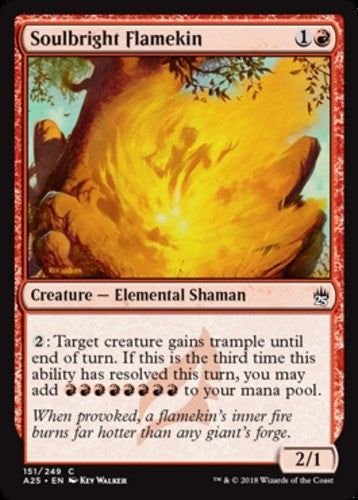 Soulbright Flamekin - Masters 25 - English - NM - MTG