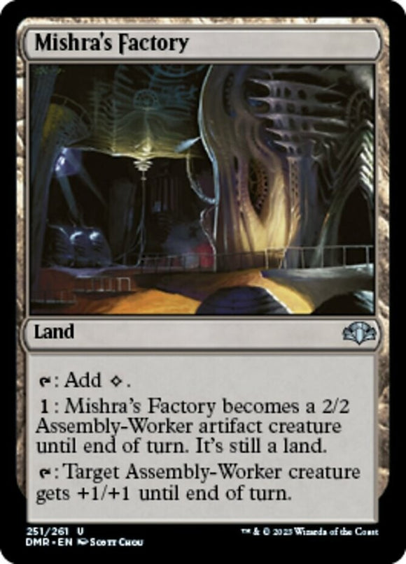 Mishra's Factory - Dominaria Remastered - English - NM - MTG