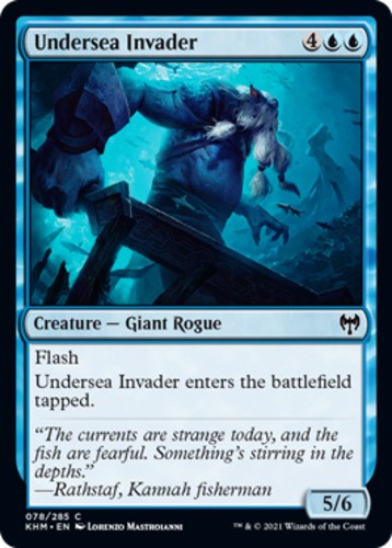 Undersea Invader - Kaldheim - English - NM - MTG