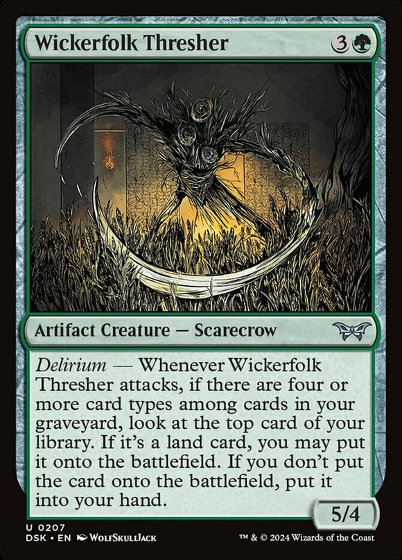 Wickerfolk Thresher - Duskmourn: House of Horror - English - NM - MTG