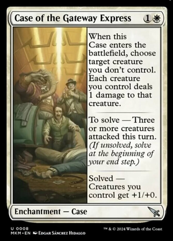 Case of the Gateway Express - Murders at Karlov Manor - English - NM - MTG