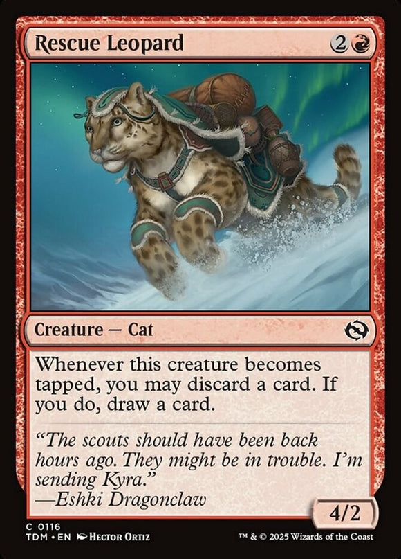 Rescue Leopard - Tarkir: Dragonstorm - English - NM - MTG