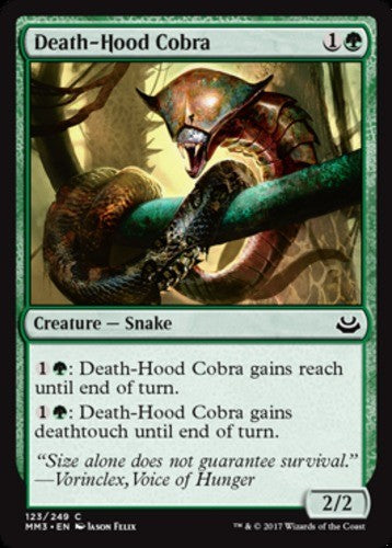 Death-Hood Cobra - Modern Masters 2017 - English - NM - MTG