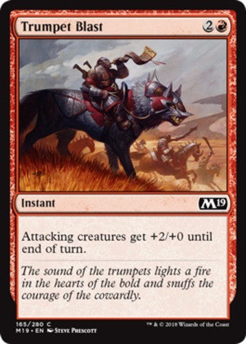 Trumpet Blast - Core Set 2019 (M19) - English - NM - MTG