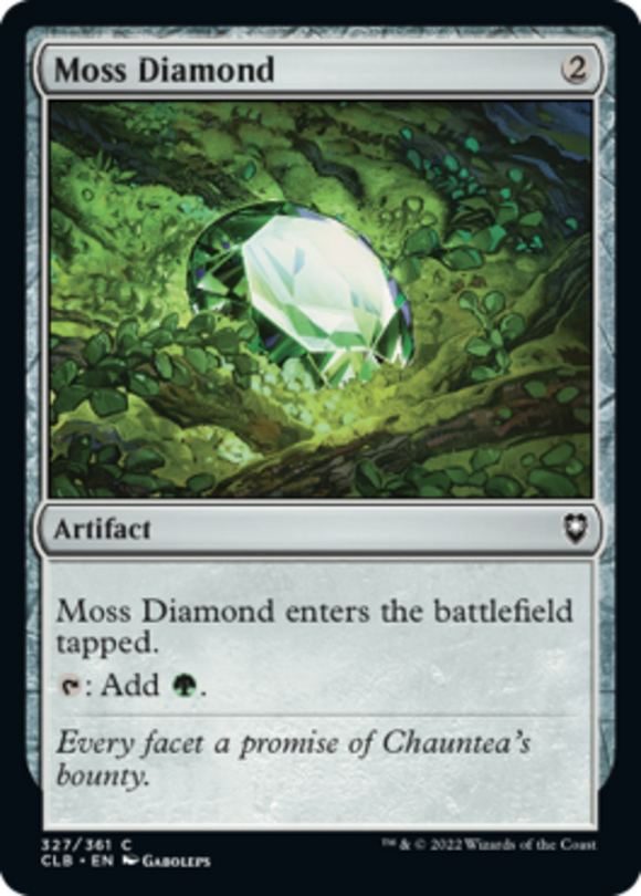 Moss Diamond - Battle for Baldur's Gate - English - NM - MTG