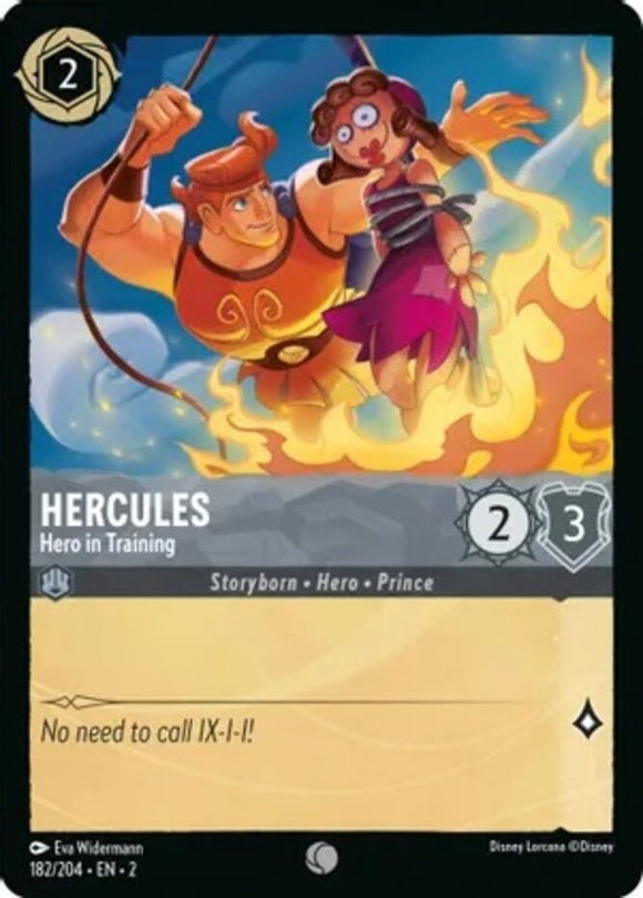 Hercules - Hero in Training - 182/204 - Common - Rise of the Floodborn NM