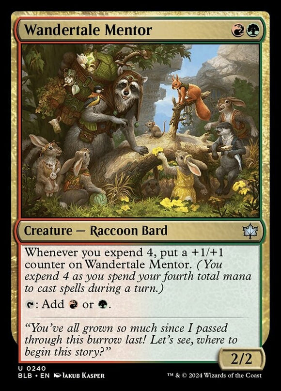 Wandertale Mentor - Bloomburrow - English - NM - MTG