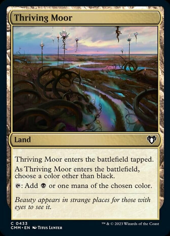 Thriving Moor - Commander Masters - English - NM - MTG