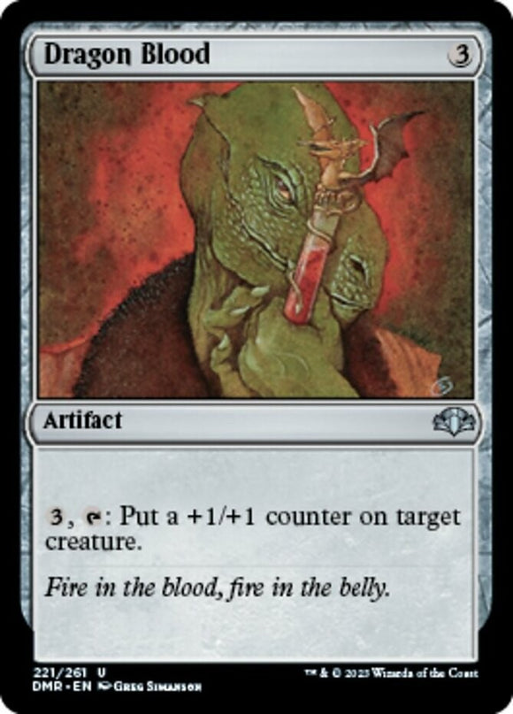 Dragon Blood - Dominaria Remastered - English - NM - MTG