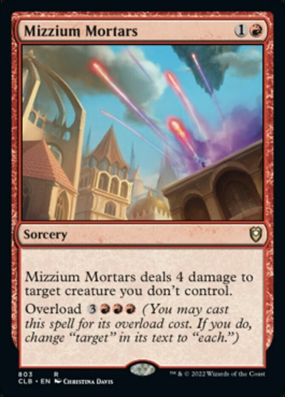 Mizzium Mortars - Commander: Battle for Baldur's Gate - English - NM - MTG