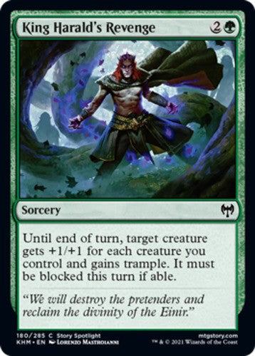 King Harald's Revenge - Kaldheim - English - NM - MTG