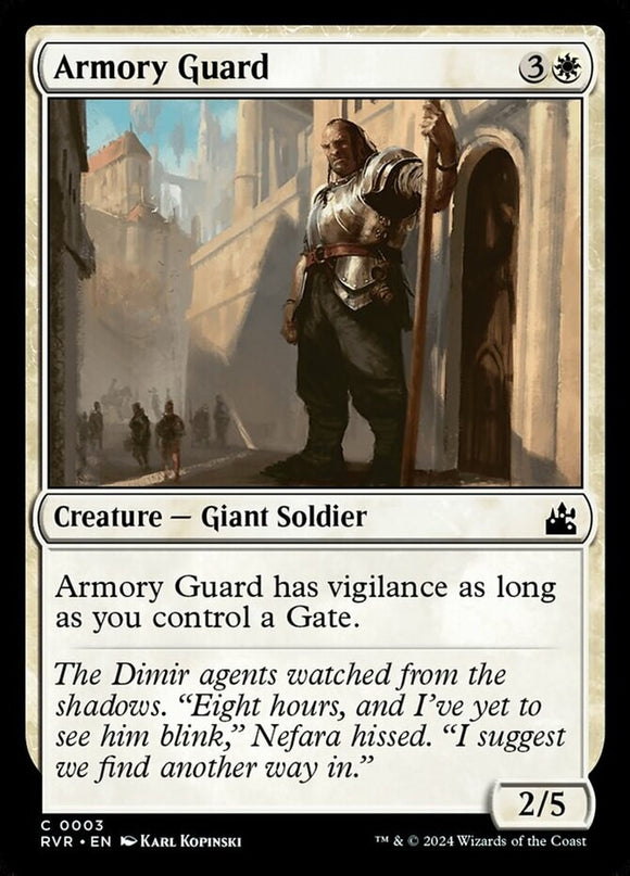 Armory Guard - Ravnica Remastered - English - NM - MTG