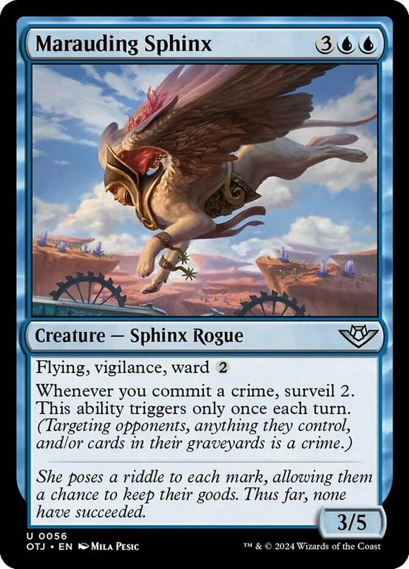 Marauding Sphinx - Outlaws of Thunder Junction - English - NM - MTG