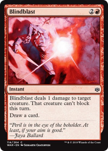 Blindblast - War Of The Spark - English - NM - MTG