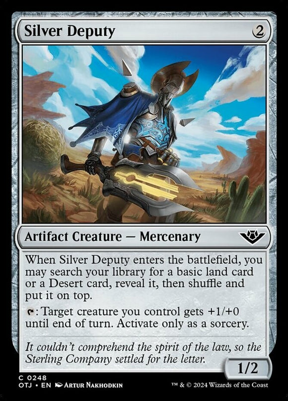 Silver Deputy - Outlaws of Thunder Junction - English - NM - MTG