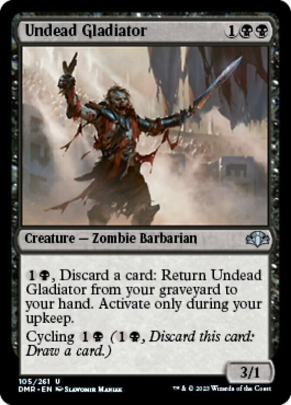 Undead Gladiator - Dominaria Remastered - English - NM - MTG