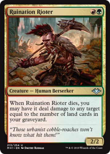 Ruination Rioter - Modern Horizons - English - NM - MTG