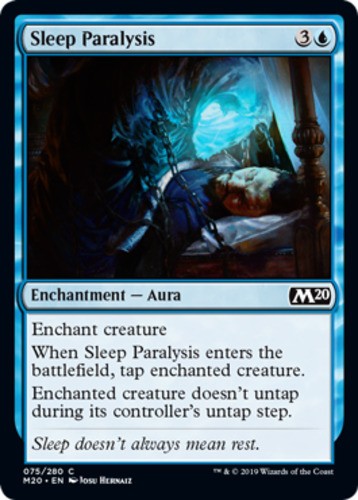 Sleep Paralysis - Core Set 2020 (M20) - English - NM - MTG