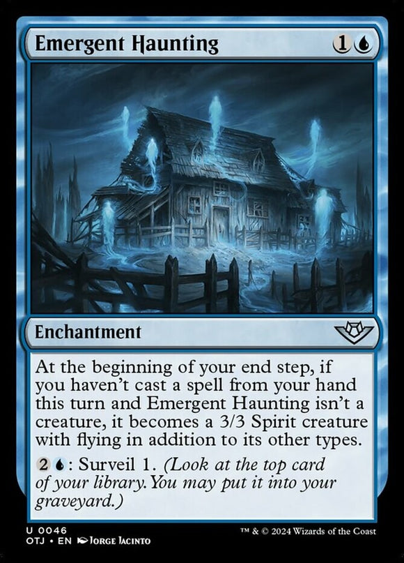 Emergent Haunting - Outlaws of Thunder Junction - English - NM - MTG