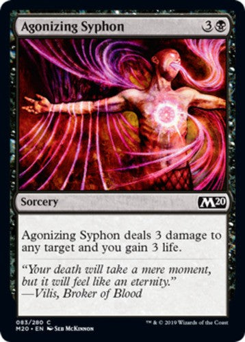 Agonizing Syphon - Core Set 2020 (M20) - English - NM - MTG