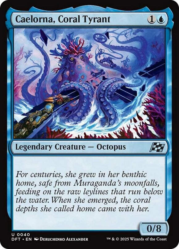 Caelorna, Coral Tyrant - Aetherdrift - English - NM - MTG