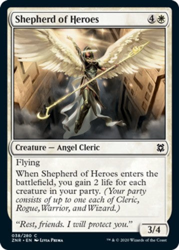 Shepherd of Heroes - Zendikar Rising - English - NM - MTG