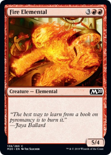 Fire Elemental - Core Set 2020 (M20) - English - NM - MTG