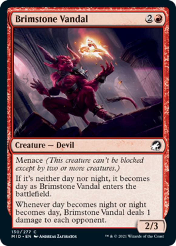 Brimstone Vandal - Innistrad: Midnight Hunt - English - NM - MTG