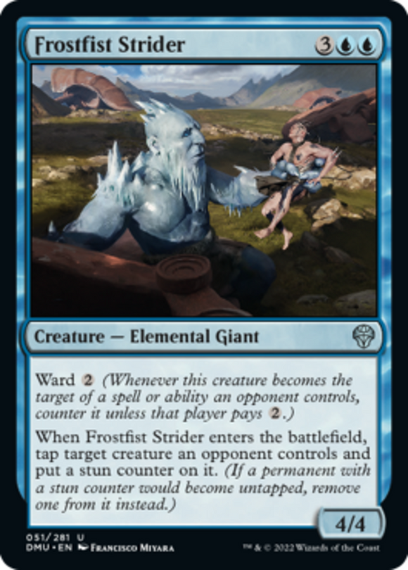 Frostfist Strider - Dominaria United - English - NM - MTG