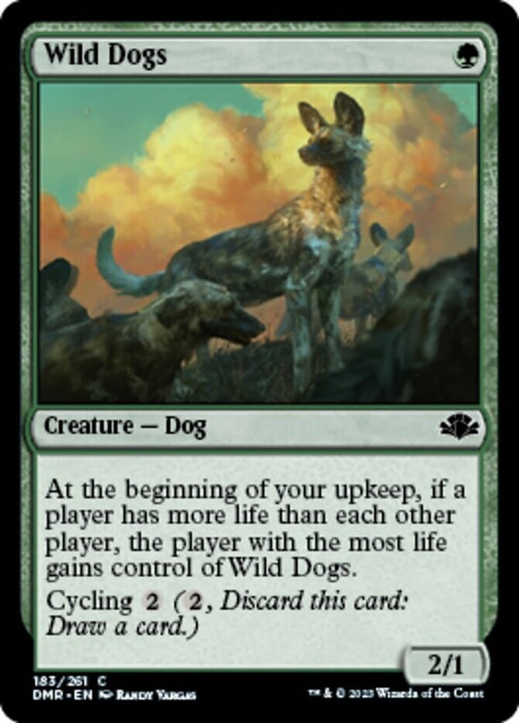 Wild Dogs - Dominaria Remastered - English - NM - MTG