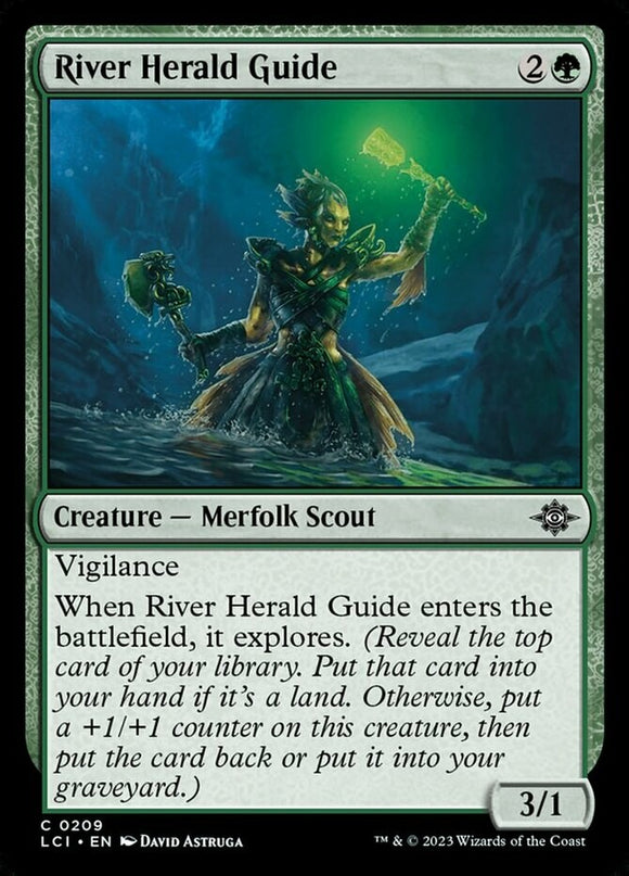 River Herald Guide - Lost Caverns of Ixalan - English - NM - MTG