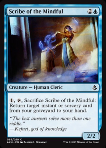 Scribe of the Mindful - Amonkhet - English - NM - MTG
