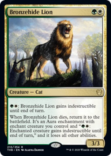 Bronzehide Lion - Theros Beyond Death - English - NM - MTG