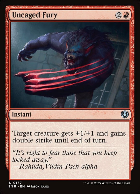 Uncaged Fury - Innistrad Remastered - English - NM - MTG