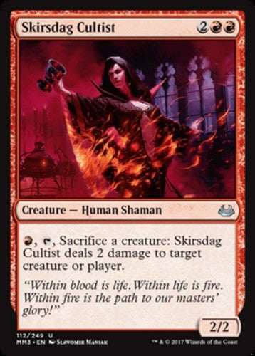 Skirsdag Cultist - Modern Masters 2017 - English - NM - MTG