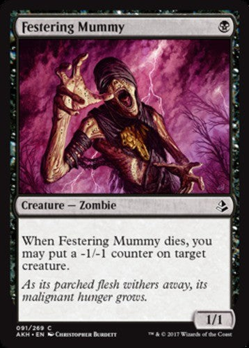Festering Mummy - Amonkhet - English - NM - MTG